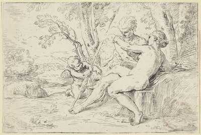 Venuše a Adonis od Simone Cantarini