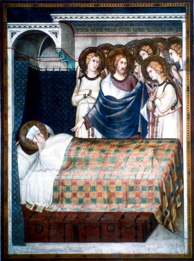 Sen svatého Martina, 14. století. od Simone Martini