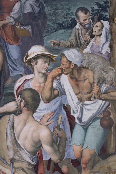 Klanění pastýřů, 1578-82 (detail 3497111) od Simone Veneziano Peterzano