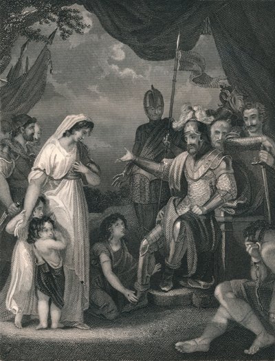 "Alfred osvobozující rodinu Hastingsů." od Singleton