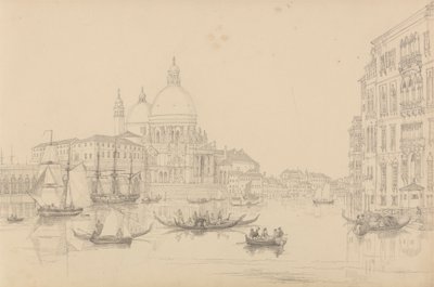 Album 30 pohledů v Tyrolsku a Itálii: Kostel St. Maria della Salute 10. listopadu 1840 od Sir Charles D