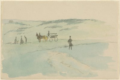 Krajina s postavami a kočárem od Sir David Wilkie