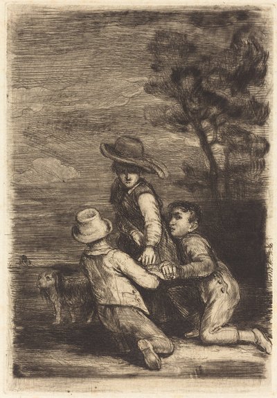 Křeslo sedan od Sir David Wilkie