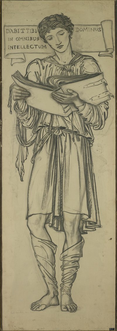 Timothy (karikatura pro Lady Chapel východní okno) od Sir Edward Burne Jones