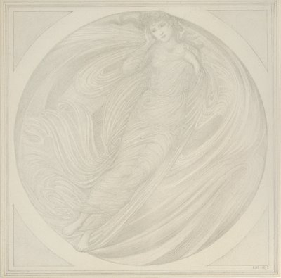 Eurydice plovoucí mezi plameny, 1872-1875 od Sir Edward Coley Burne Jones