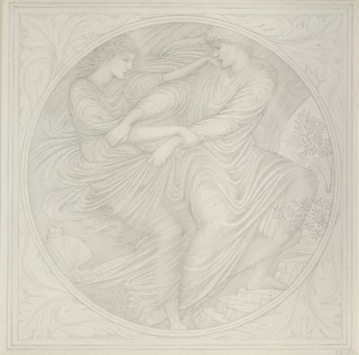 Orfeus se ohlíží zpět, 1872-1875 od Sir Edward Coley Burne Jones