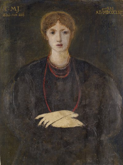 Portrét Georgiany Burne-Jonesové 1840-1920, 1863. od Sir Edward Coley Burne Jones