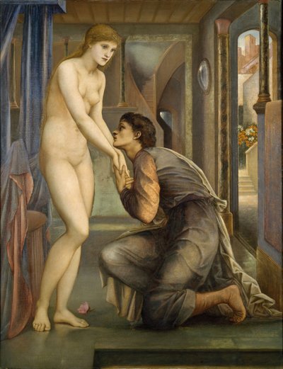 Pygmalion a obraz - Duše dosahuje, 1878. od Sir Edward Coley Burne Jones