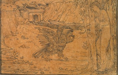 Příběh Amora a psychiky: Černá voda, c1864-c1868 od Sir Edward Coley Burne Jones