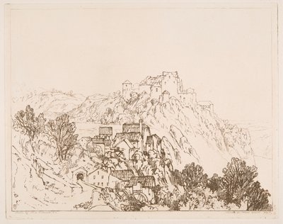 Rýnské vodopády, Schaffhausen od Sir Frank Short
