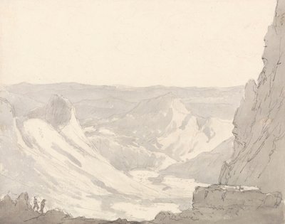 Ben Glog (Severní Wales) od Sir George Howland Beaumont seventh Baronet