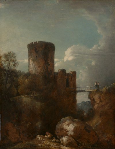 Hrad Conway od Sir George Howland Beaumont seventh Baronet