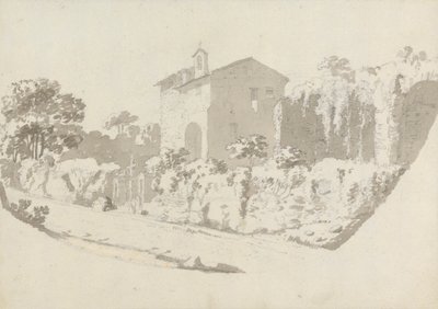 Ermitáž poblíž Albano od Sir George Howland Beaumont seventh Baronet