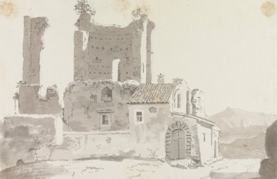 Ruiny mimo Řím od Sir George Howland Beaumont seventh Baronet