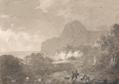 Pohled na pobřeží Itálie od Sir George Howland Beaumont seventh Baronet