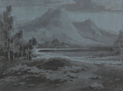 Velšská krajina od Sir George Howland Beaumont seventh Baronet