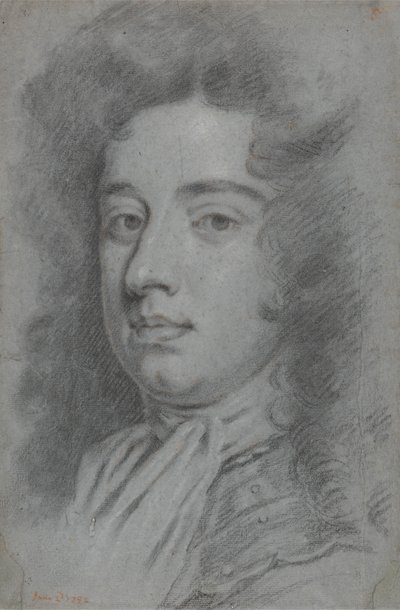 Hlava muže od Sir Godfrey Kneller