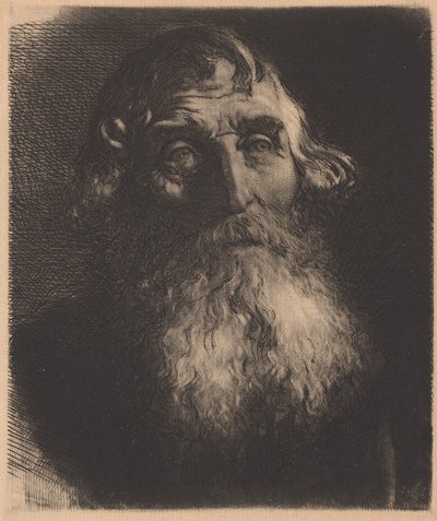 Starý muž od Sir Hubert von Herkomer