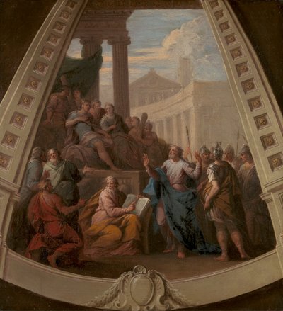 Svatý Pavel před Agrippou od Sir James Thornhill