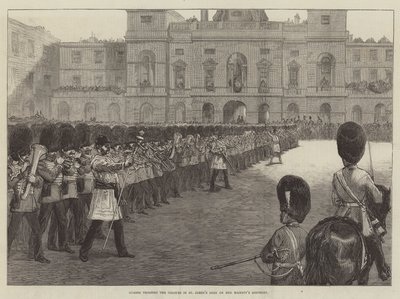 Stráže trooping Colours v St James