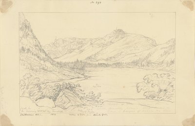 Údolí Fassa z protější strany Griesu od Sir John Frederick William Herschel