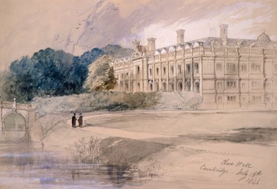 "Clare Hall, Cambridge", 1846. od Sir John Gilbert