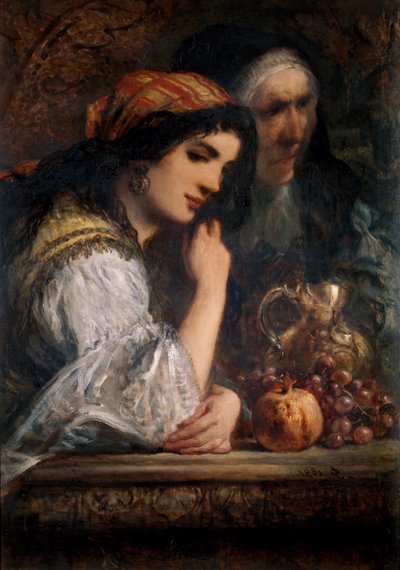 „Neteř a hospodyně Dona Quijota“, 1891 od Sir John Gilbert
