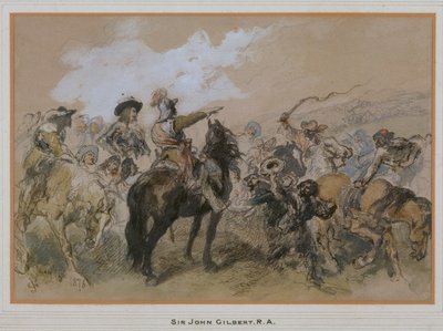 Jezdci v době Karla I., 1876 od Sir John Gilbert