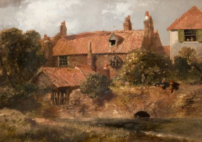 Old Cottages At Lewisham, 1876. od Sir John Gilbert