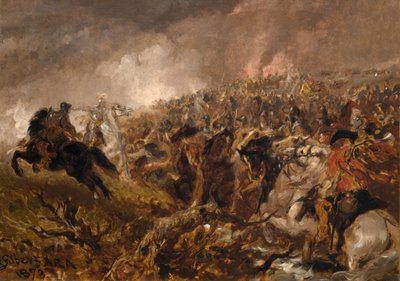 Příprava na útok, 1873. od Sir John Gilbert