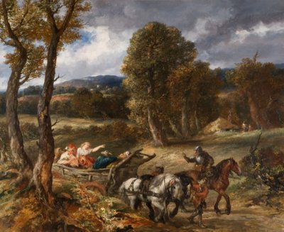 Zavazadlový vůz, 1884. od Sir John Gilbert