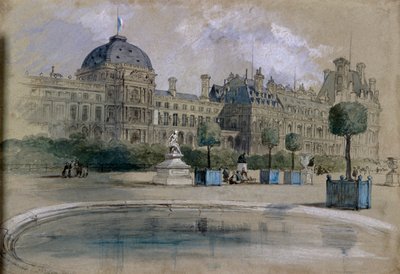 Tuileries, Paříž, Francie, 1846 od Sir John Gilbert