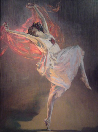 Baletka Anna Pavlová 6-, 7s od Sir John Lavery