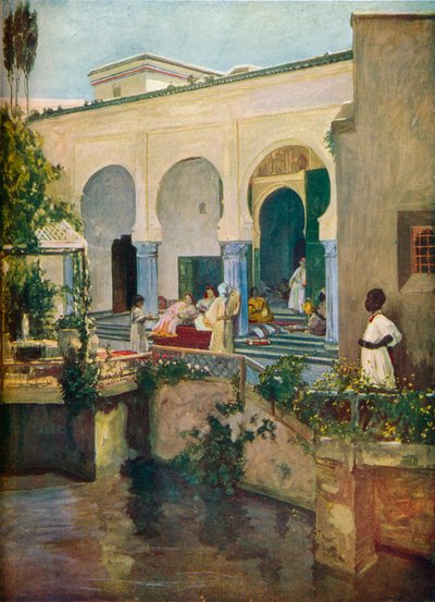 Interiér maurského harému, 1907 od Sir John Lavery