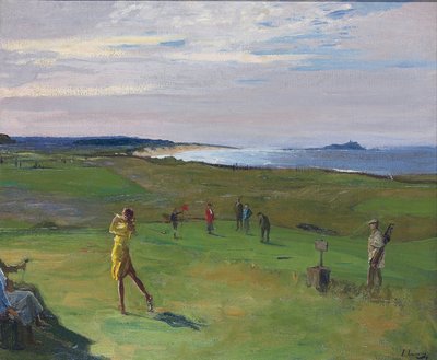Golfové hřiště, North Berwick od Sir John Lavery