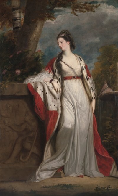 Elizabeth Gunning, vévodkyně z Hamiltonu a Argyllu od Sir Joshua Reynolds RA
