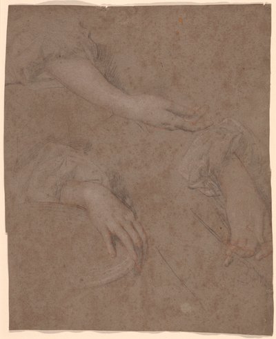 Kresby rukou od Sir Peter Lely