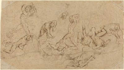 Bitva nahých mužů od Sir Peter Paul Rubens