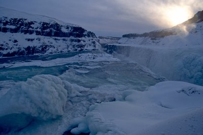 Island: Gulfoss, vodopád, 2022 (foto) od Sisse Brimberg