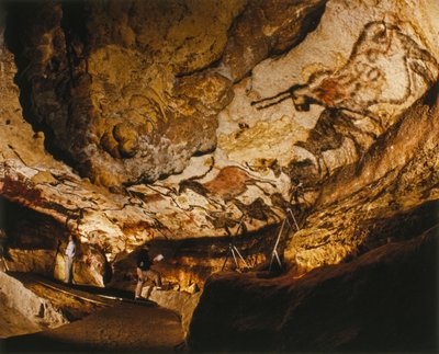 Bájný jednorožec z Lascaux a další malby z Lascaux, které vznikly před více než 17 000 lety. od Sisse Brimberg