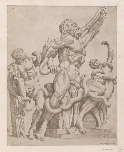 Zrcadlo římské velkoleposti: Laocoon, 1561., 1561. od Sisto Badalocchio