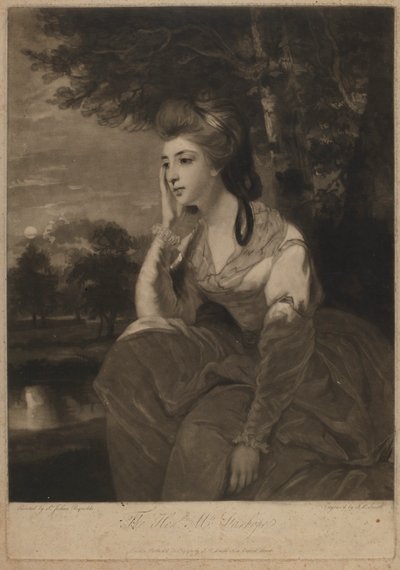 Ctihodná paní Stanhopeová od Smith, John Raphael
