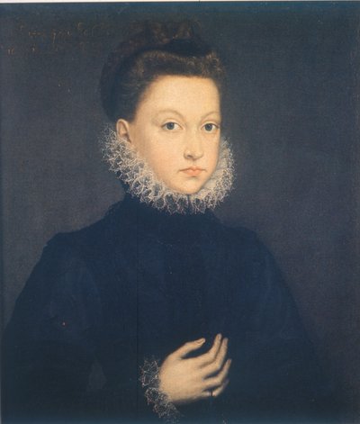 Infantin Isabella Clara Eugenia od Sofonisba Anguissola