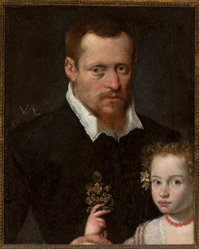 Portrét muže s dcerou od Sofonisba Anguissola