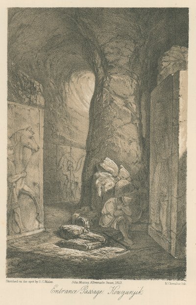 Vstupní pasáž, Kouyunjik od Solomon Caesar Malan