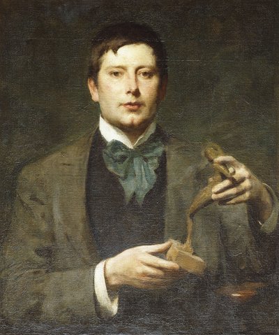 Portrét sochaře George Framptona od Solomon Joseph Solomon