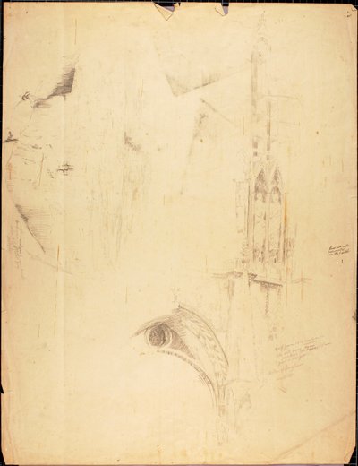 Studie katedrály od Solon H. Borglum