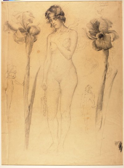 Akt a Iris od Solon H. Borglum