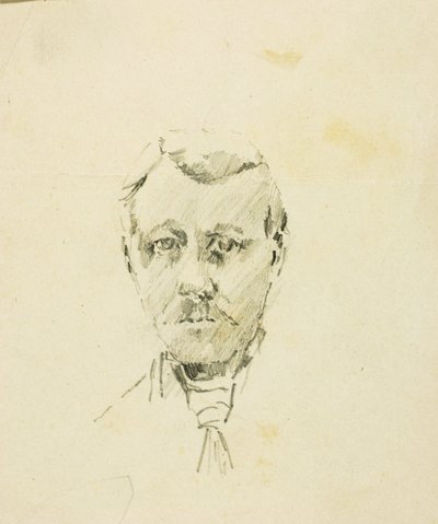 Portrétní hlava od Solon H. Borglum