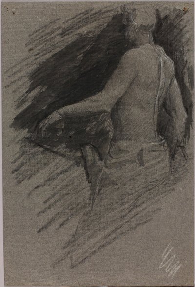 Studie jezdeckého pomníku od Solon H. Borglum
